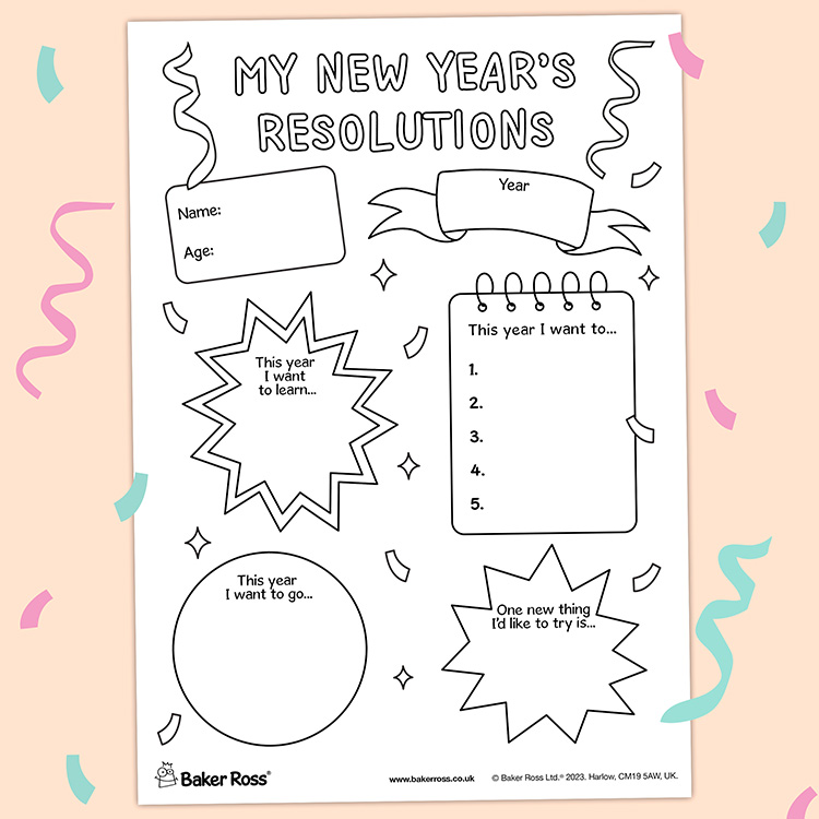 New Years Resolutions Poster