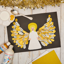 Spoon Painted Angel