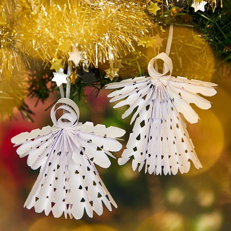 Paper Folded Angel Decoration