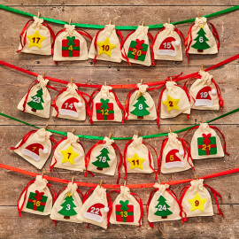 Drawstring Bag Advent Calendar