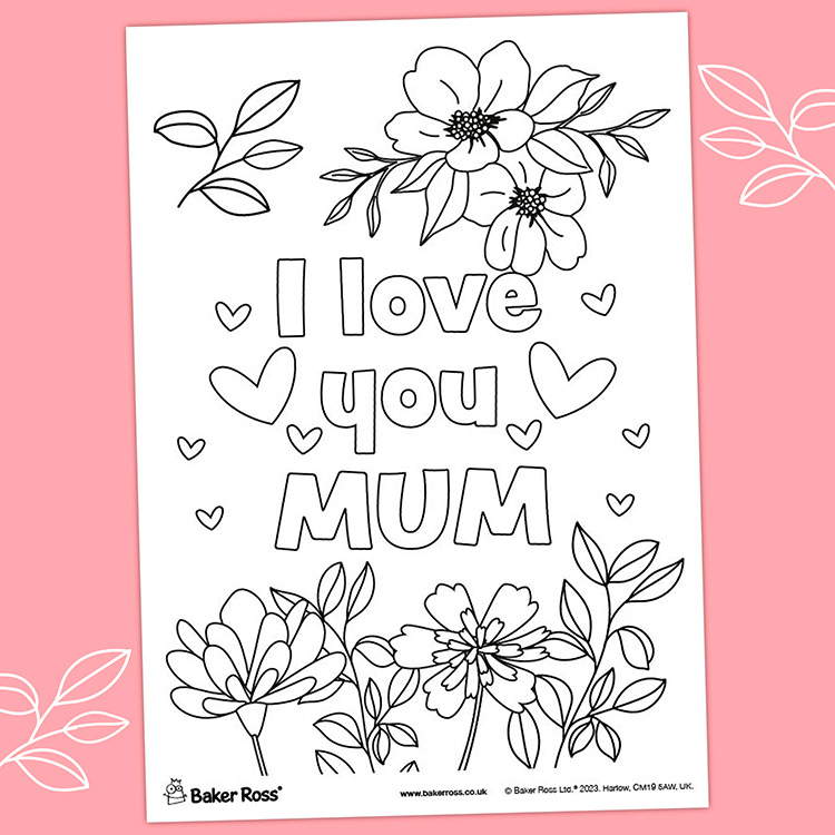 I Love You Mum Poster