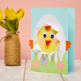 Hatching Chick Easter Card