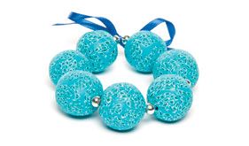 Aqua Millefiori Bracelet