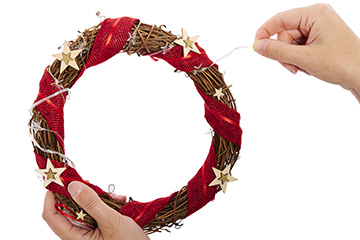 Christmas Star Wreath