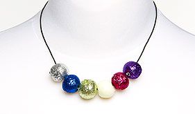 Disco Ball Necklace
