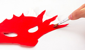 Dragon Paper Plate Mask