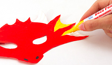 Dragon Paper Plate Mask