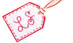 Felt Stitched Gift Tags