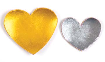 Clay Stacking Heart Plates