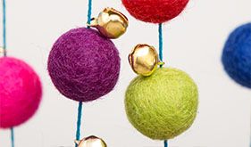 Felt Ball Garland