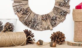 Natural Bark Wreath