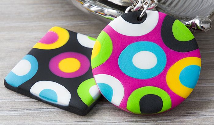 Funky Fimo Keyrings