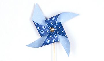 Windmill Cupcake Topper