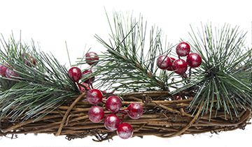 Poinsettia Wreath