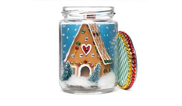 Gingerbread House Jar