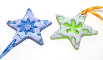 Fimo Embossed Pendants