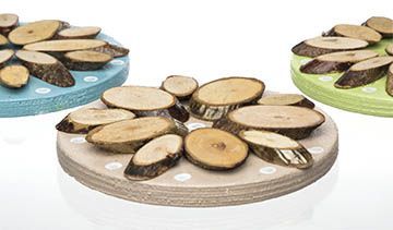 Wood Chip Coasters