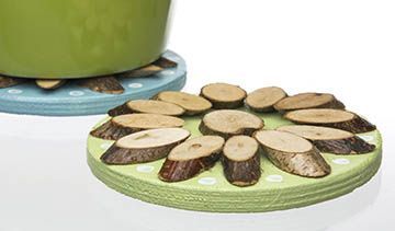 Wood Chip Coasters