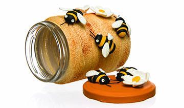 Honey Bee Jar