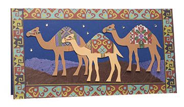 Christmas Camels Card