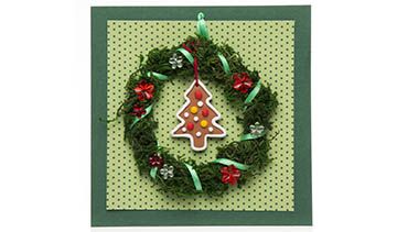 Wreath Charm Cards