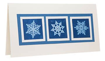 Sunprint Snowflake Cards