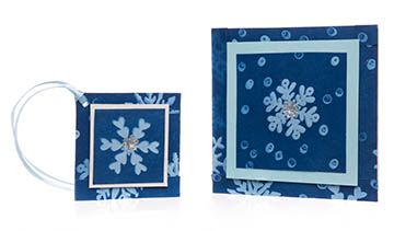 Sunprint Snowflake Cards