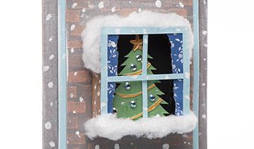 3D Christmas Window Cards