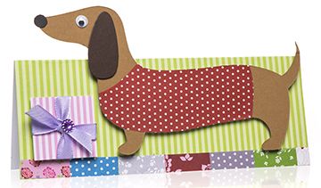 Dachshund Greeting Card