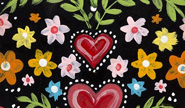 Folklore Floral Heart