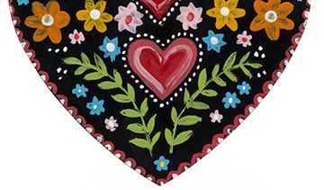 Folklore Floral Heart