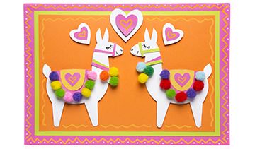 Loveable Llamas Card