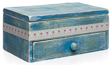 Paint Effect Jewellery Box