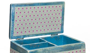 Paint Effect Jewellery Box