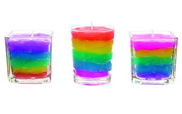 Rainbow Candle