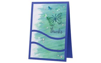 Butterfly Thank You Card