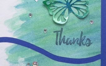 Butterfly Thank You Card