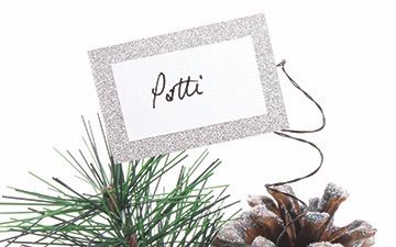 Pine Cone Place Card Holder