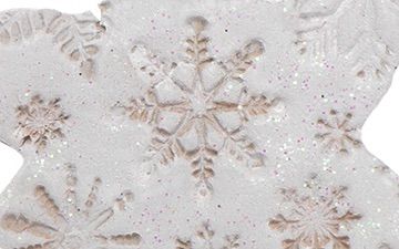 Bauble & Snowflake Embossed Decorations