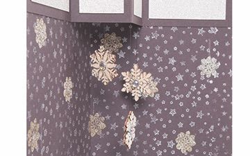 Hanging Snowflakes Card