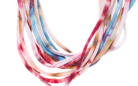 Tie-dye T-Shirt Necklace