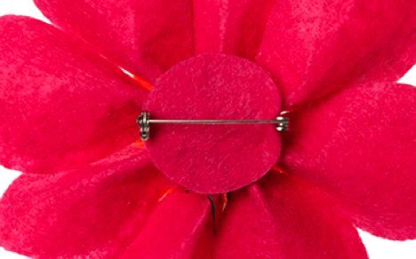 Felt Flower Brooch