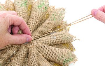 Hessian Sunflower Decoration