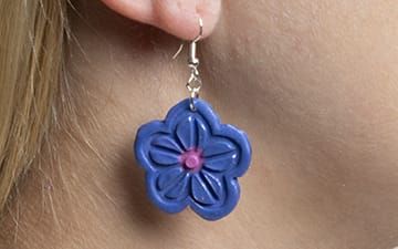 Flower & Leaf Polymer Clay Jewellery