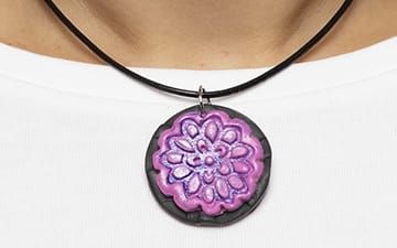 Flower & Leaf Polymer Clay Jewellery