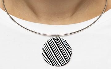 Monochrome Polymer Clay Jewellery