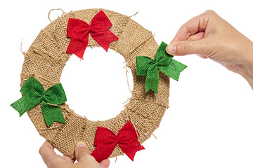 Hessian Wreath