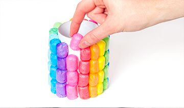 Rainbow Pen Pot