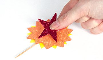 Firework Cupcake Topper