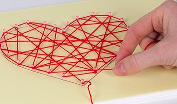 Heart String Art